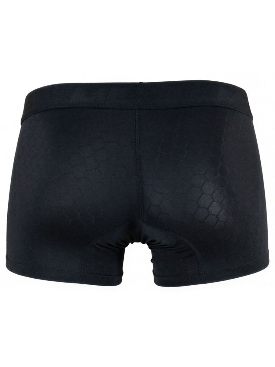 Xtremen 91256 Men's Underwear Sleek Microfiber Boxer Briefs Color Black