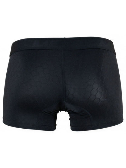 Xtremen 91256 Men's Underwear Sleek Microfiber Boxer Briefs Color Black