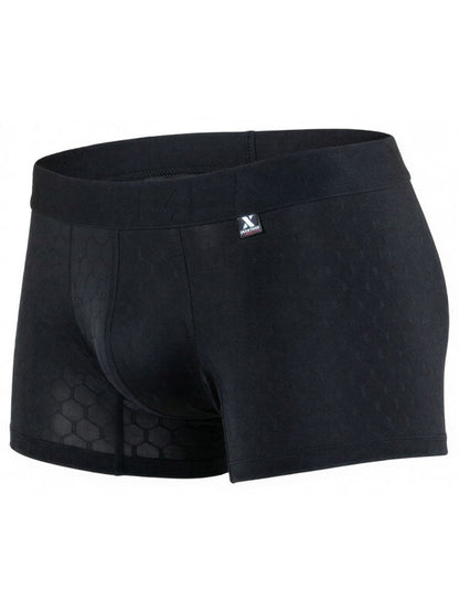 Xtremen 91256 Men's Underwear Sleek Microfiber Boxer Briefs Color Black