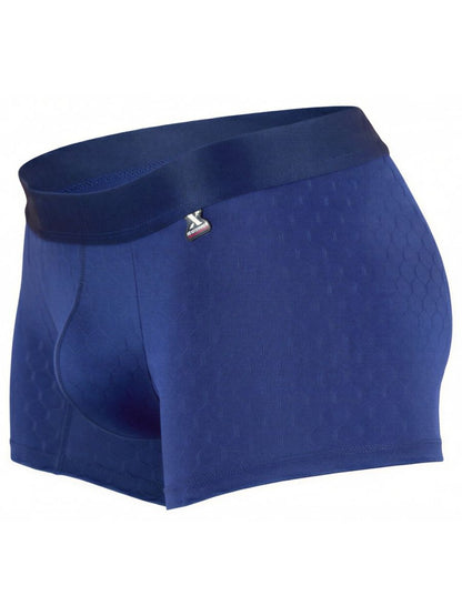 Xtremen 91256 Men's Underwear Sleek Microfiber Boxer Briefs Color Dark Blue