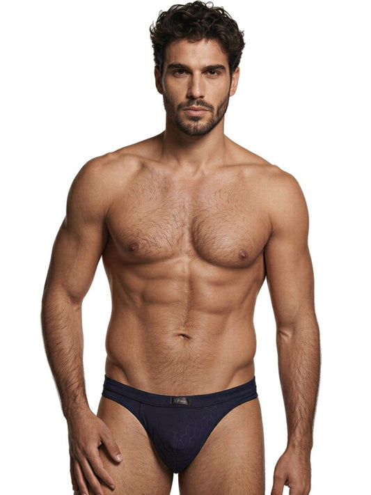 Xtremen 91258 Men's Underwear Sleek Microfiber Briefs Color Dark Blue