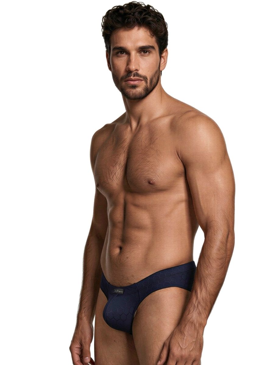 Xtremen 91258 Men's Underwear Sleek Microfiber Briefs Color Dark Blue