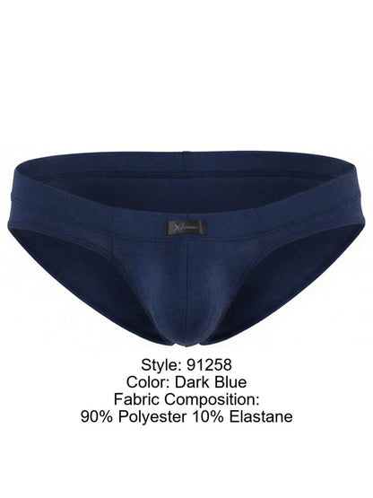 Xtremen 91258 Men's Underwear Sleek Microfiber Briefs Color Dark Blue