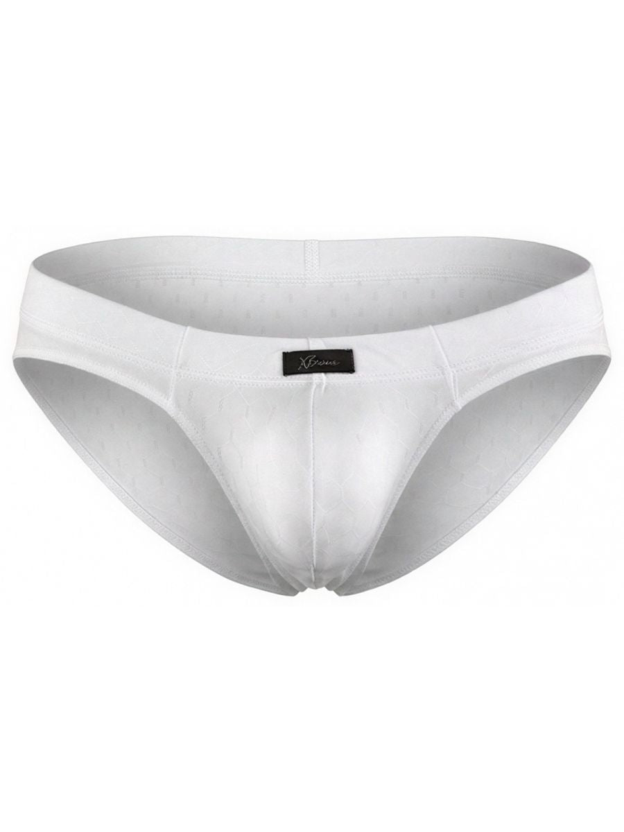 Xtremen 91258 Men's Underwear Sleek Microfiber Briefs Color White