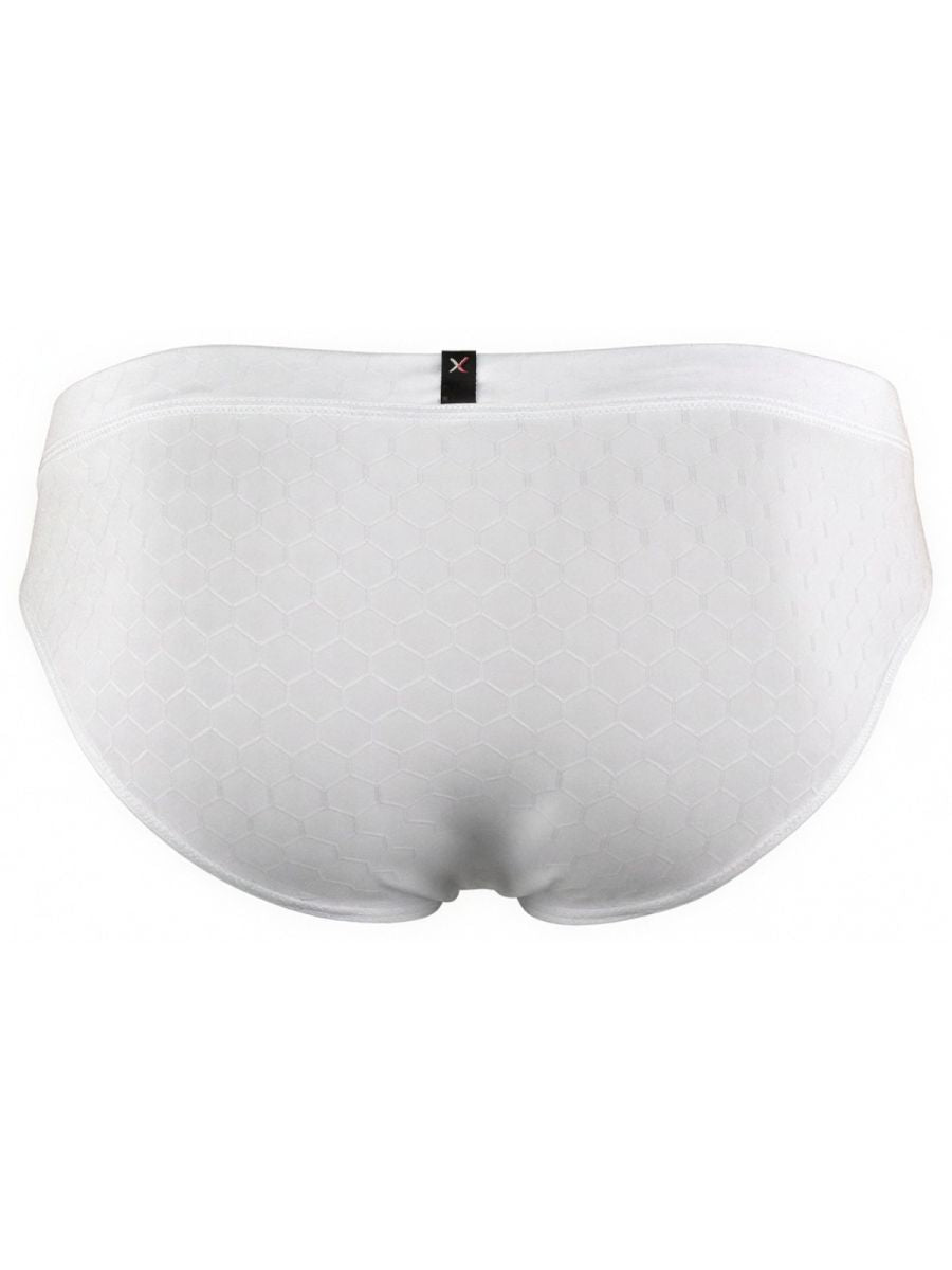 Xtremen 91258 Men's Underwear Sleek Microfiber Briefs Color White