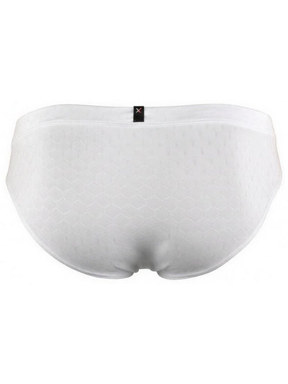 Xtremen 91258 Men's Underwear Sleek Microfiber Briefs Color White