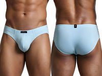 Microfiber Sleek Fit Light Blue Brief - view 1