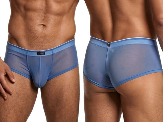 Xtremen 91263 Men's Underwear Microfiber Mesh Briefs Color Blue