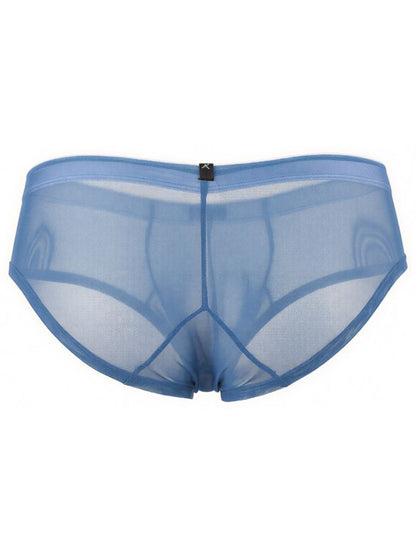 Xtremen 91263 Men's Underwear Microfiber Mesh Briefs Color Blue