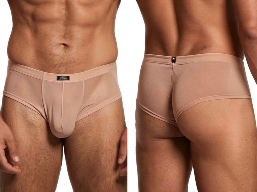 Xtremen 91263 Men's Underwear Microfiber Mesh Briefs Color Brown