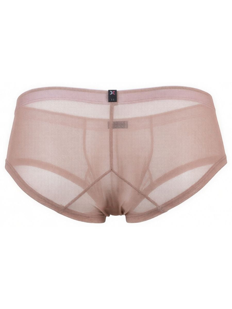 Xtremen 91263 Men's Underwear Microfiber Mesh Briefs Color Brown