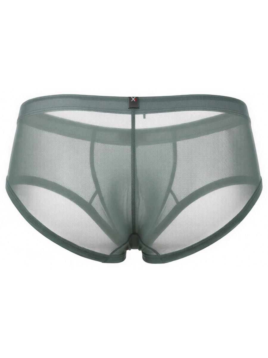 Xtremen 91263 Men's Underwear Microfiber Mesh Briefs Color Green