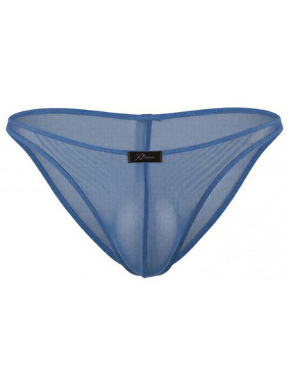 Xtremen 91264 Men's Underwear Microfiber Mesh Bikini Color Blue
