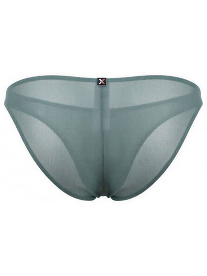 Xtremen Men's Underwear 91264 Microfiber Mesh Bikini Color Green