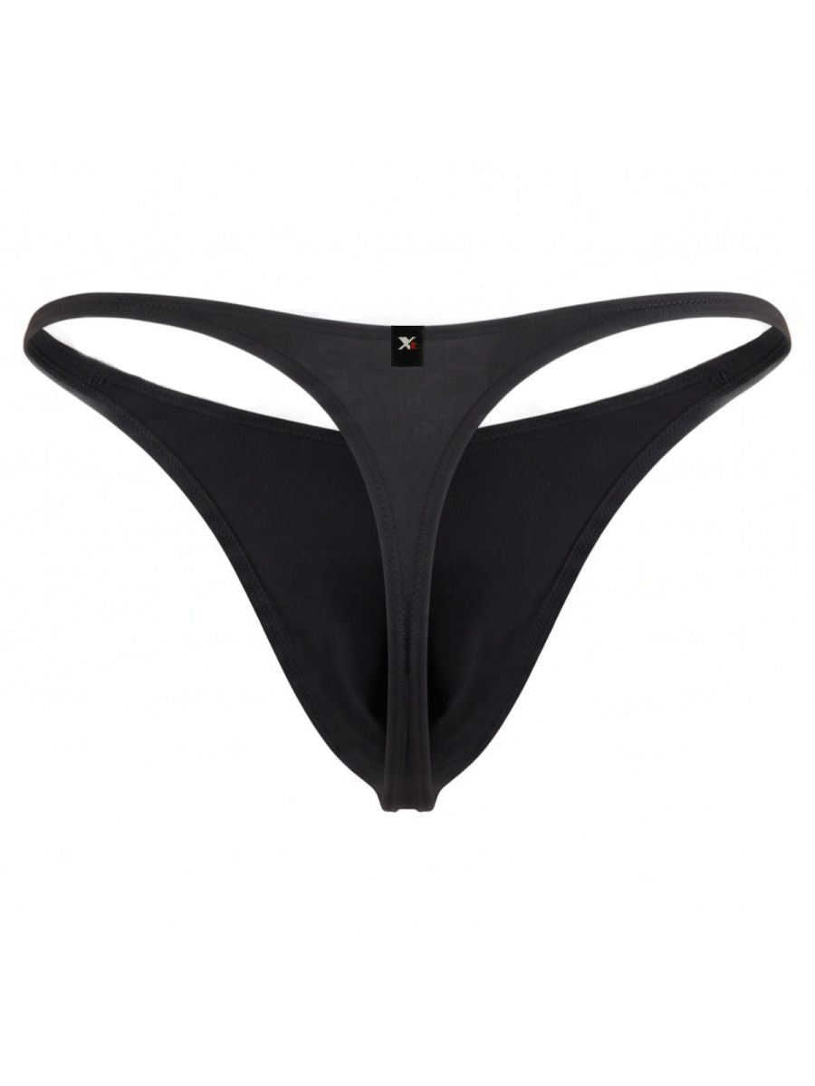 Xtremen 91266 Men's Underwear Sleek Microfiber Thongs Color Black