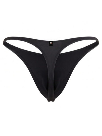 Xtremen 91266 Men's Underwear Sleek Microfiber Thongs Color Black