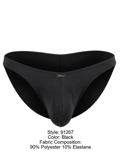 Xtremen 91267 Men's Underwear Microfiber Bikini for Modern Fit and Sleek Comfort Color Black