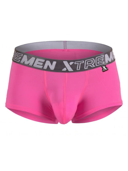 Xtremen 91274 Men's Underwear Microfiber Trunks for Daily Support Color Fuchsia