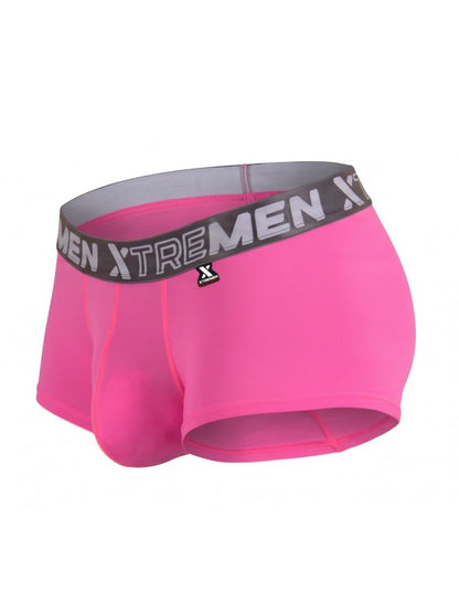 Xtremen 91274 Men's Underwear Microfiber Trunks for Daily Support Color Fuchsia