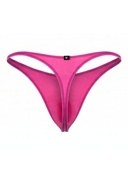 Xtremen 91275 Men's Underwear Sleek Microfiber Thongs Color Fuchsia