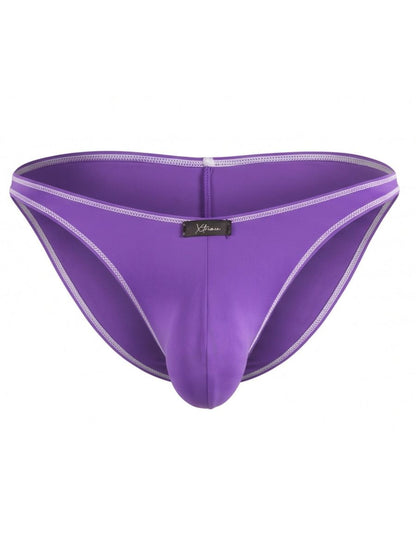 Xtremen 91276 Men's Underwear Sleek Microfiber Bikini Color Purple
