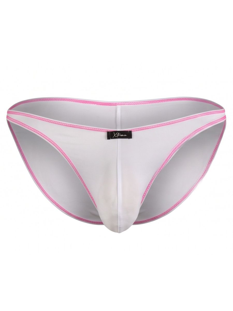 Xtremen 91276 Men's Underwear Sleek Microfiber Bikini Color White