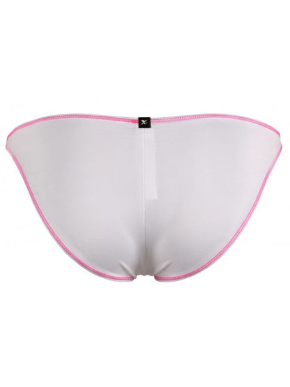 Xtremen 91276 Men's Underwear Sleek Microfiber Bikini Color White