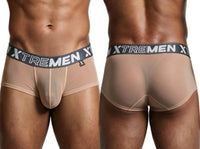 Microfiber Breathable Brown Mesh Brief - view 1