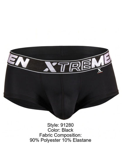 Xtremen 91280 Men's Underwear Sleek Microfiber Briefs Color Black