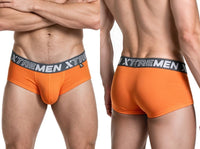 Xtremen 91280 Men's Underwear Sleek Microfiber Briefs Color Orange