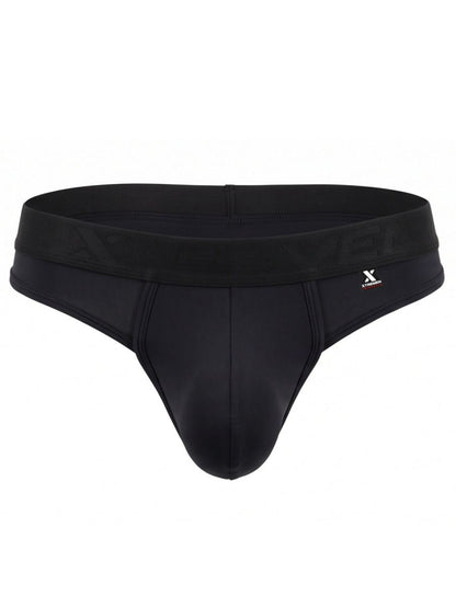 Xtremen 91281 Men's Underwear Sleek Microfiber Thongs Color Black