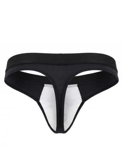 Xtremen 91281 Men's Underwear Sleek Microfiber Thongs Color Black