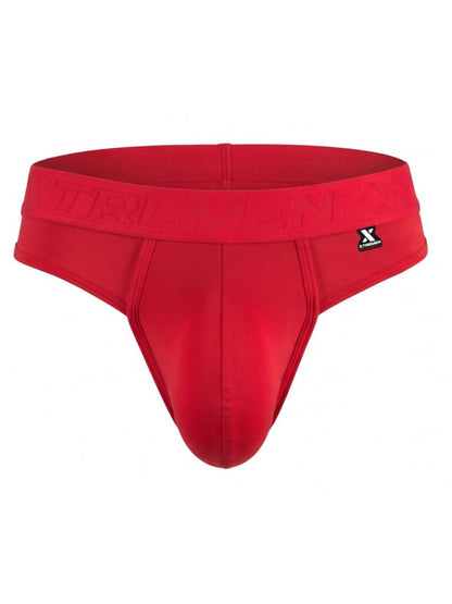 Xtremen 91281 Men's Underwear Sleek Microfiber Thongs Color Red