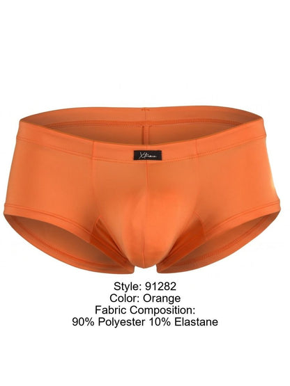 Xtremen 91282 Men's Underwear Sleek Microfiber Briefs Color Orange