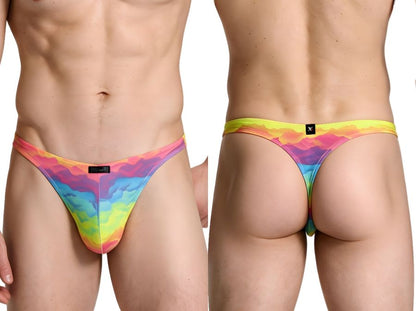 Xtremen 91284 Printed Microfiber Thongs Color Cloud