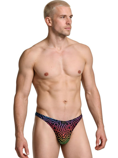 Xtremen 91284 Printed Microfiber Thongs Color Labyrinth