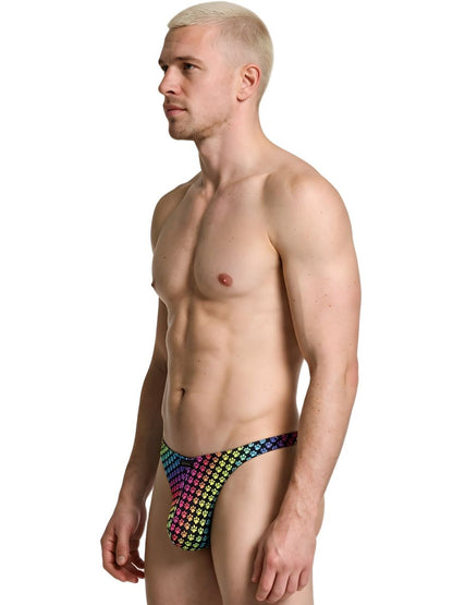 Xtremen 91284 Printed Microfiber Thongs Color Paw print
