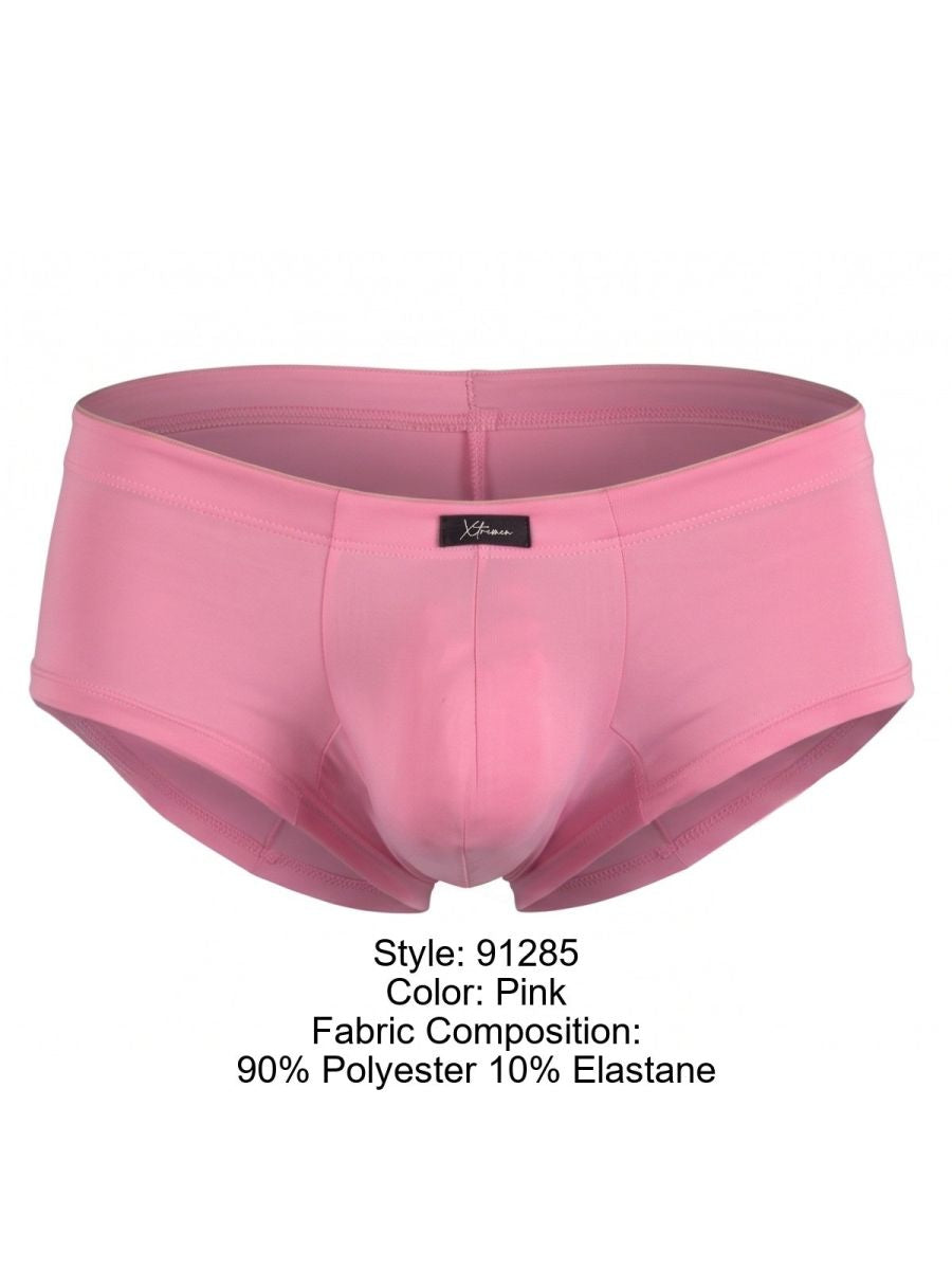Xtremen 91285 Men's Underwear Sleek Microfiber Briefs Color Pink
