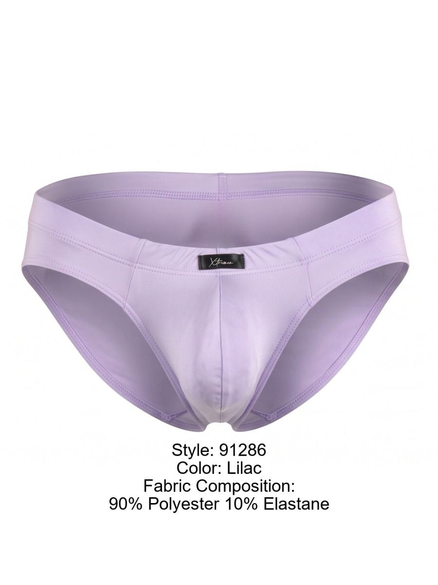 Xtremen 91286 Men's Underwear Sleek Microfiber Briefs Color Lilac