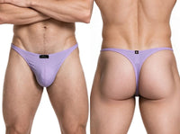 Xtremen 91287 Men's Underwear Microfiber Thongs Sleek Minimalist Style Color Lilac