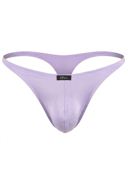 Xtremen 91287 Men's Underwear Microfiber Thongs Sleek Minimalist Style Color Lilac