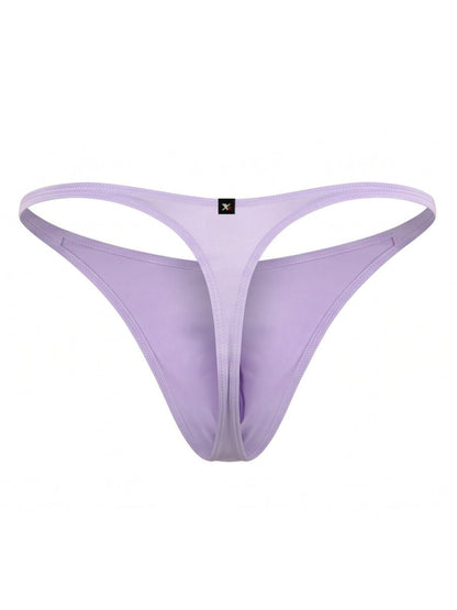 Xtremen 91287 Men's Underwear Microfiber Thongs Sleek Minimalist Style Color Lilac