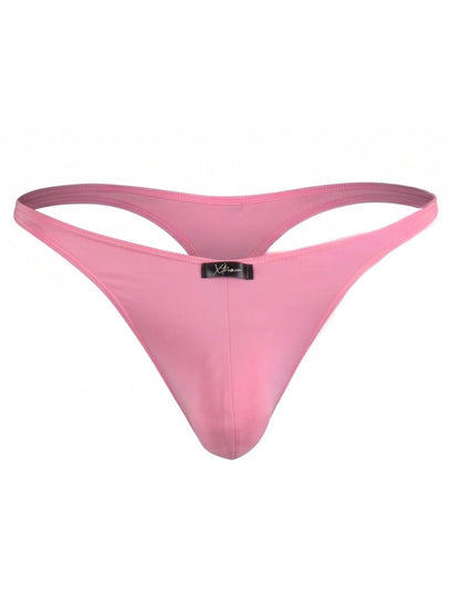 Xtremen 91287 Men's Underwear Microfiber Thongs Sleek Minimalist Style Color Pink