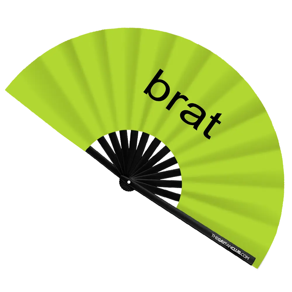 "Brat" Green Fan