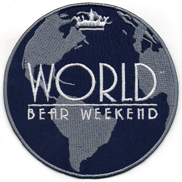 World Bear Weekend Patch - front view