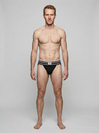 Core Jock - Bathhouse Black 2" - worn view