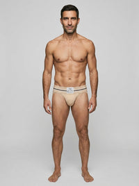 Core Jock - Fluorescent Beige 3" - worn view