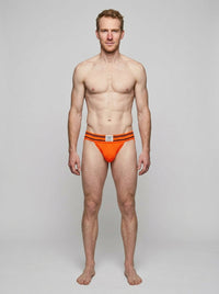 Core Jock - Jack Mehoff Orange 2" - worn view
