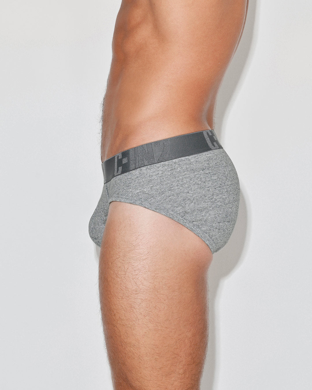 Core Signature Low Rise Brief Grey Heather - view 3
