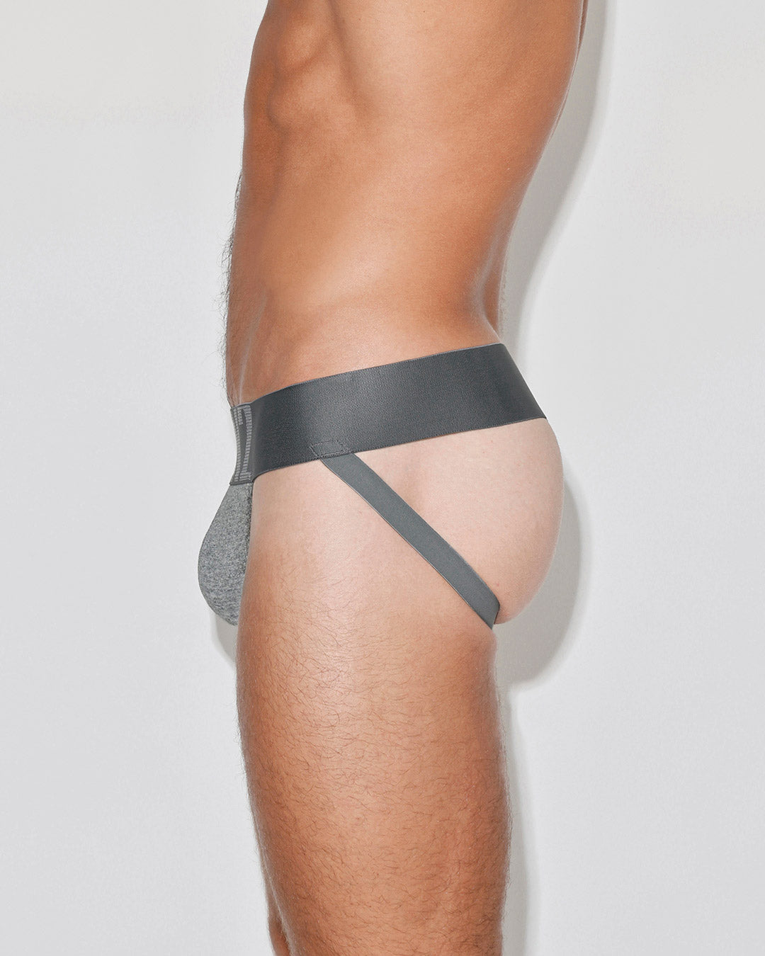 Core Signature Jock Grey Heather - back view